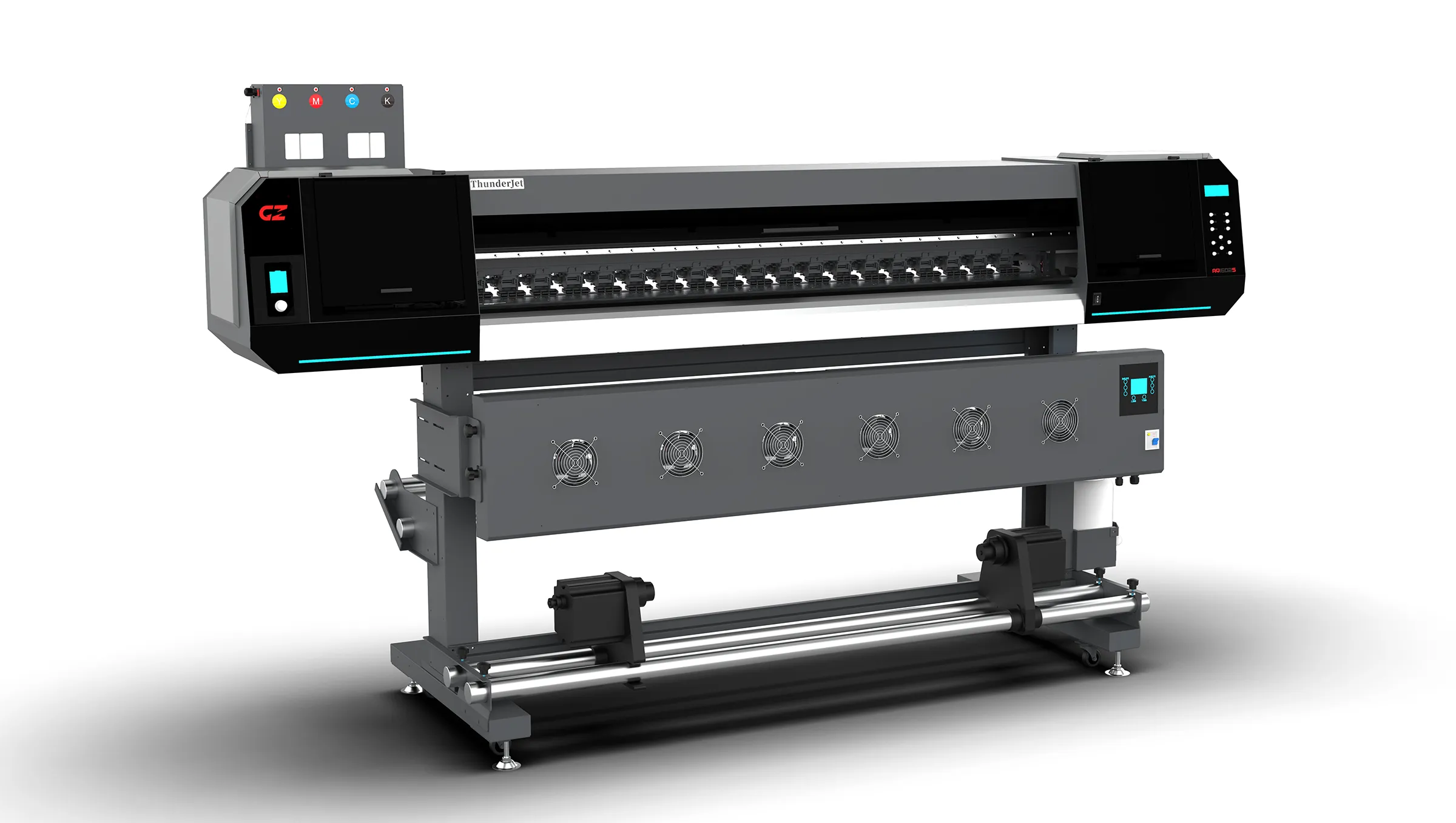 Eco-Solvent Photo-Quality 8-color 1.6m Wide format roll printer ThunderJet 1802S