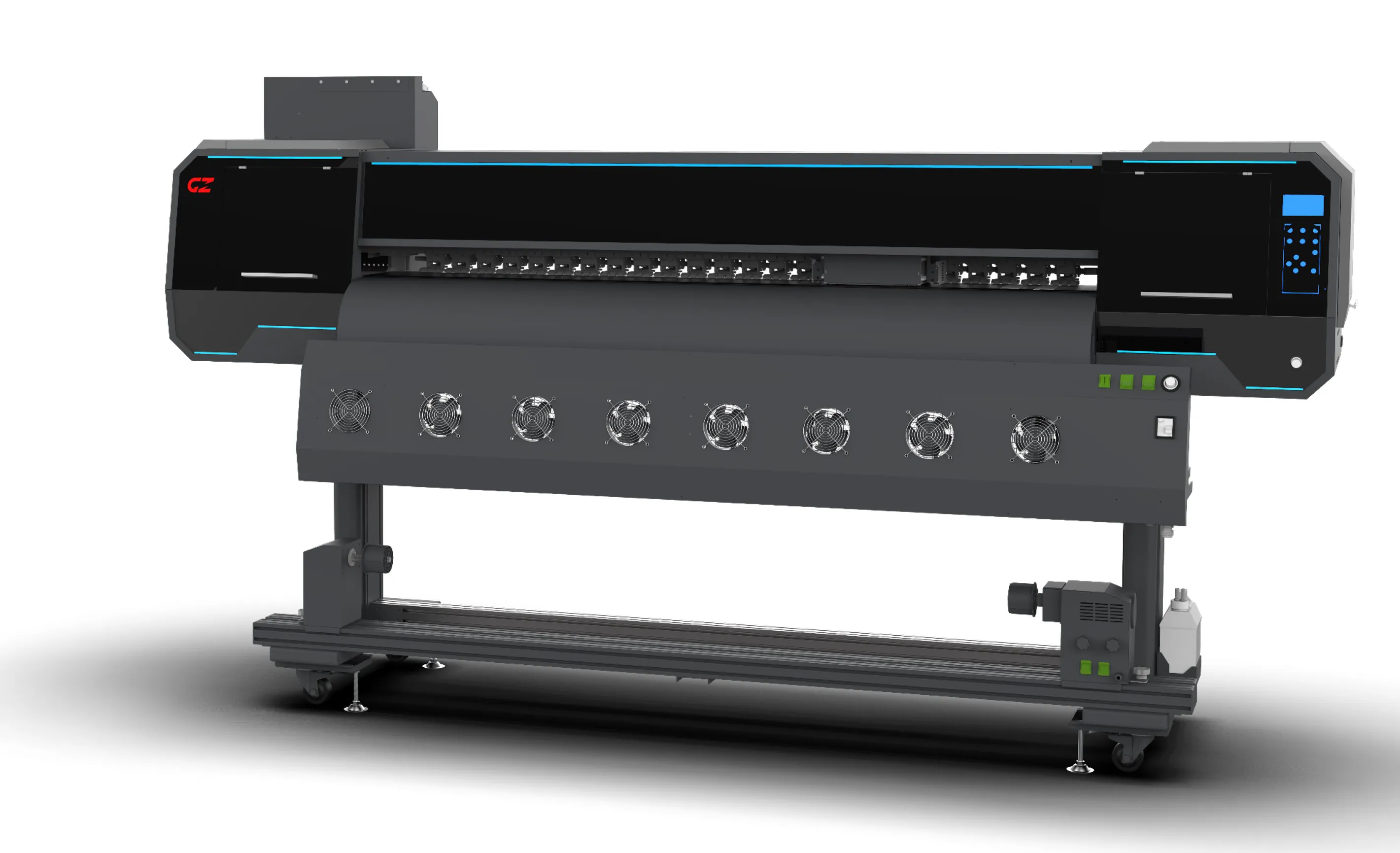 Eco-Solvent High Speed 1.8m Wide format roll printer ThunderJet 1804S