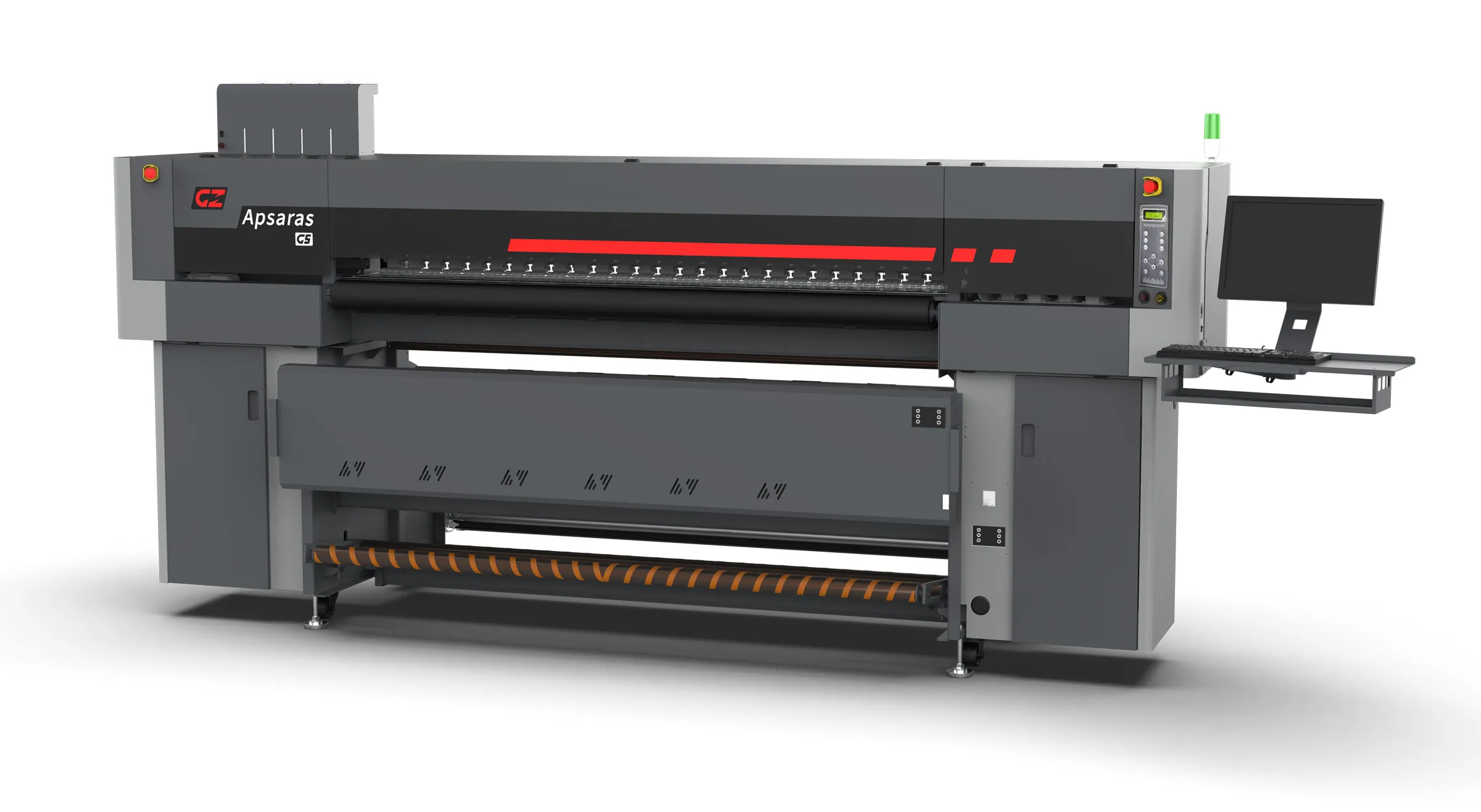 Dye Sublimation 1.95m High Speed industrial roll printer Apsaras G5