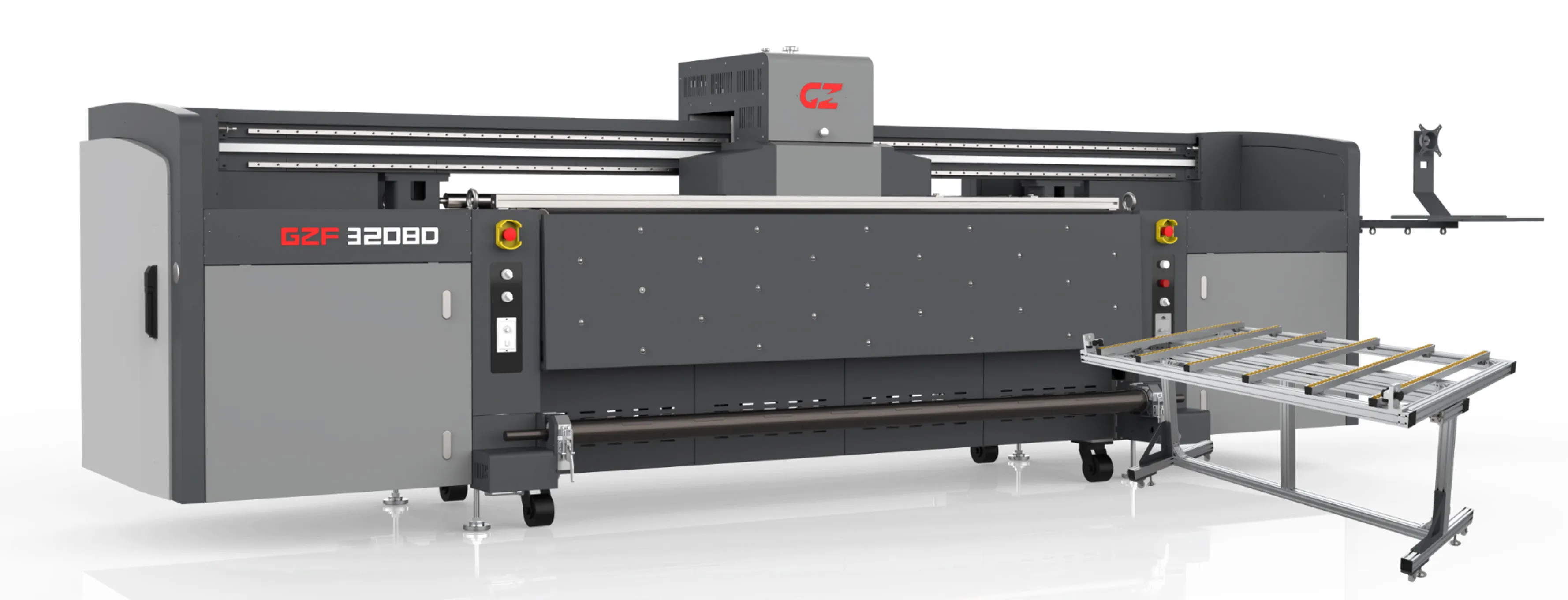 Hybrid UV LED 3.2m Inkjet Printer GZF3208D